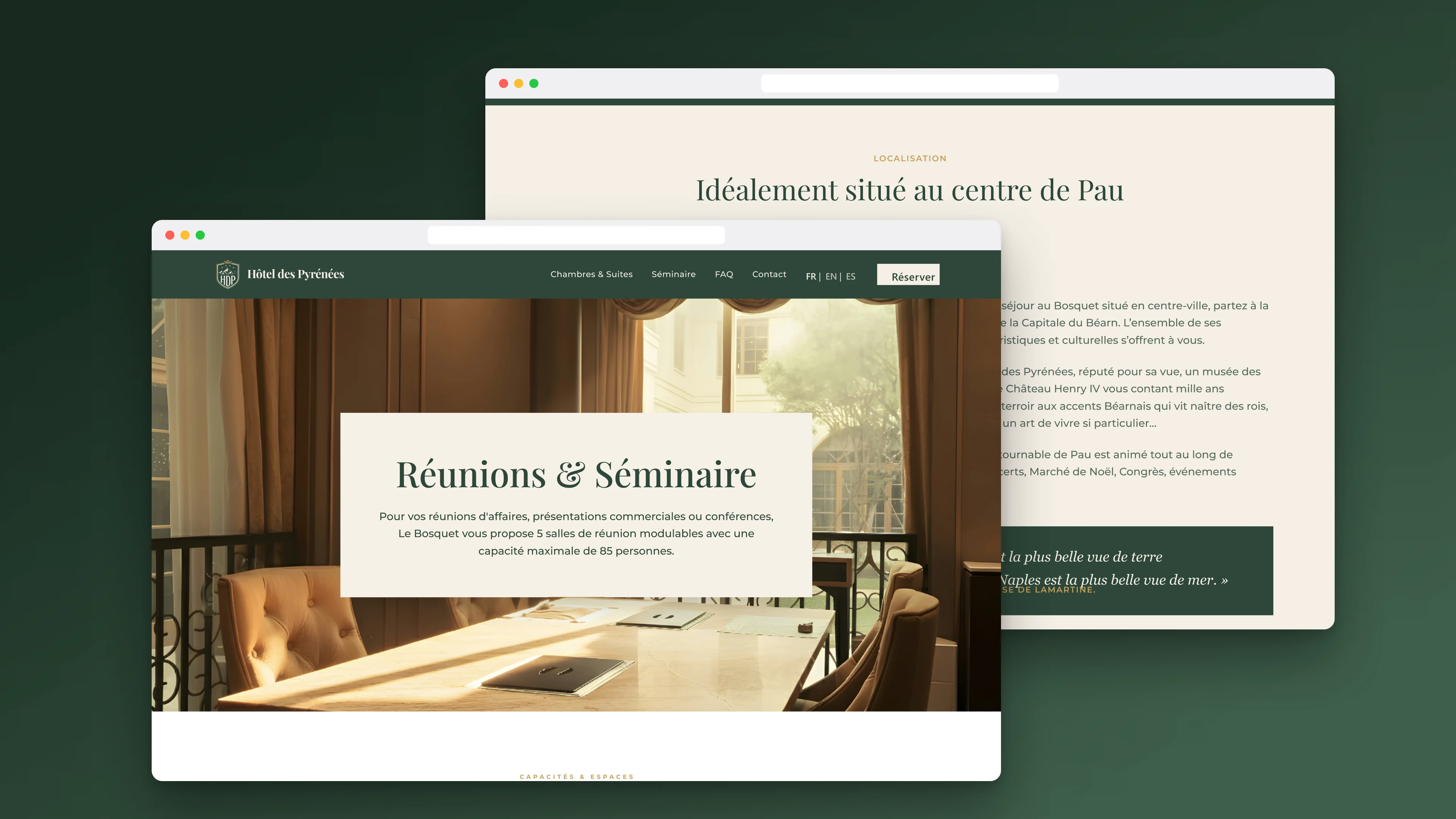 Hôtel du Palois — les séminaires